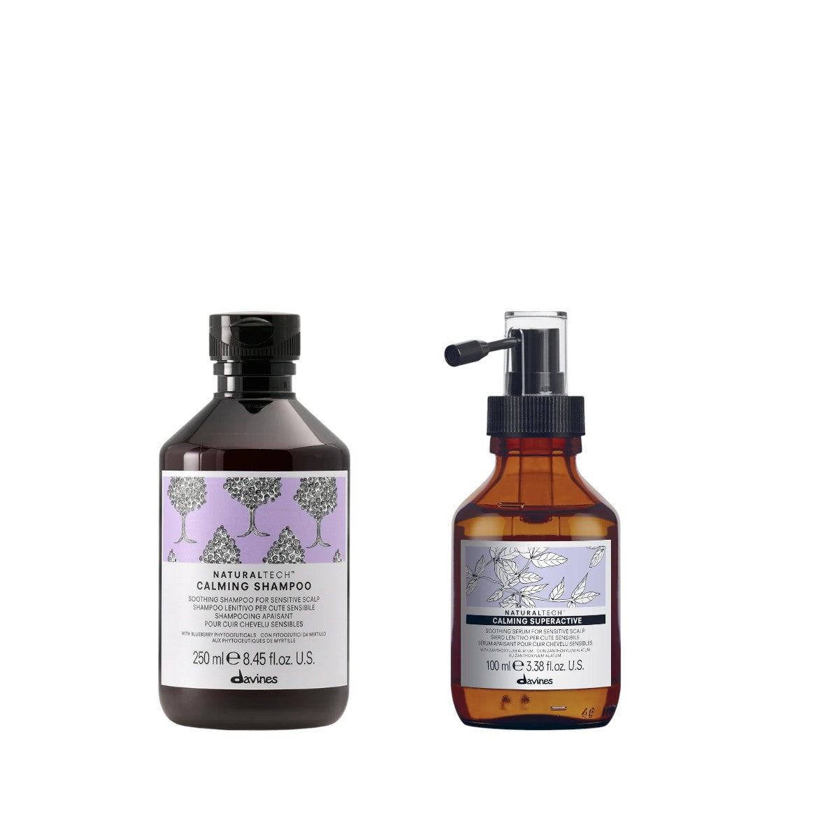 NATURALTECH CALMING Shampoo & Superactive voordeel set