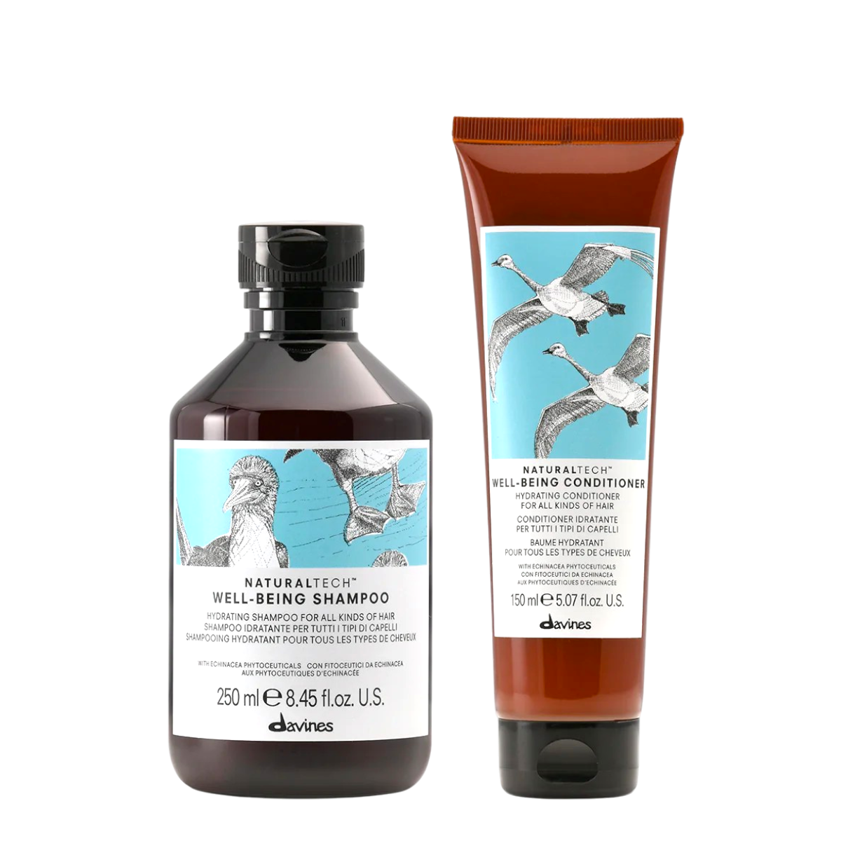 Davines Wellness-Set – Shampoo & Spülung für die Kopfhaut, 2 x 250 ml