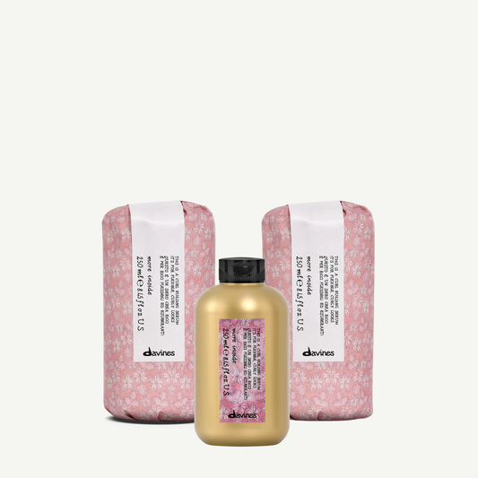 Davines Curl Building Serum 2x 250ml Krulverzorging Set - Definieert Krullen, Vermindert Kroezen - Webshop Salon Yoice S.