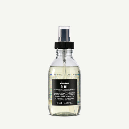 Davines OI Oil 135 ml – luxueuze haarolie voor intense glans, zachtheid en anti-frizz, geschikt voor alle haartypes